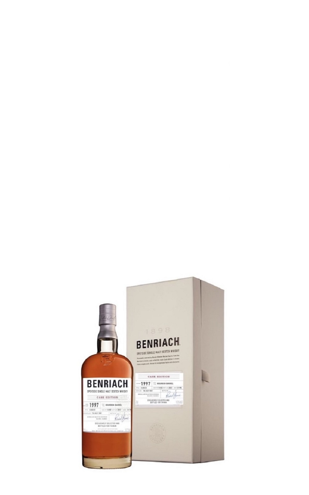 The BenRiach Cask Edition 1997 14492 24Yrs Bourbon Barrel Single Malt Scotch Whisky 班瑞克蒸餾廠 單桶系列 1997 14492 24年波本桶 單一麥芽蘇格蘭威士忌