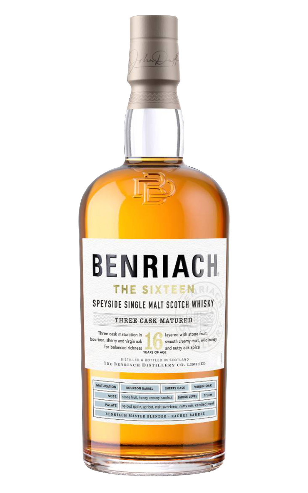 The BenRiach The Sixteen Three Cask Matured Speyside Single Malt Scotch Whisky 班瑞克蒸餾廠 16年 三桶單一麥芽蘇格蘭威士忌