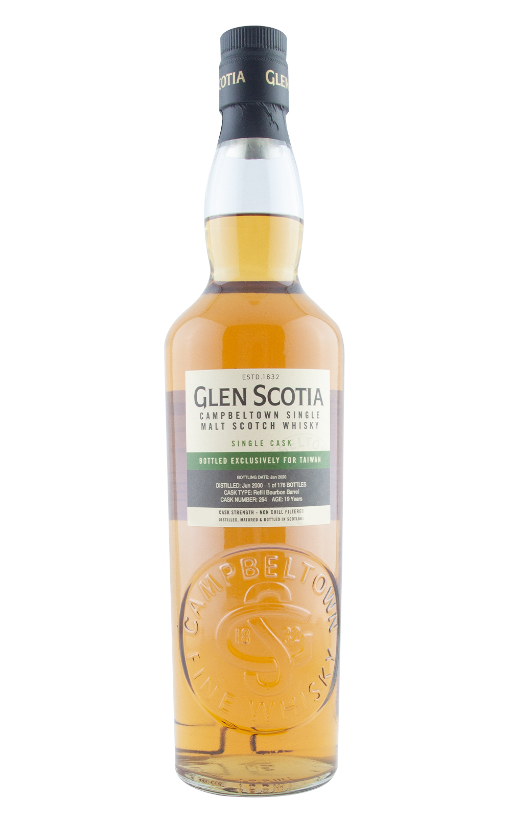 Glen Scotia 2000 264 19 Years Single Malt Scotch Whisky 格蘭帝 2000 264 19年單一麥芽蘇格蘭威士忌