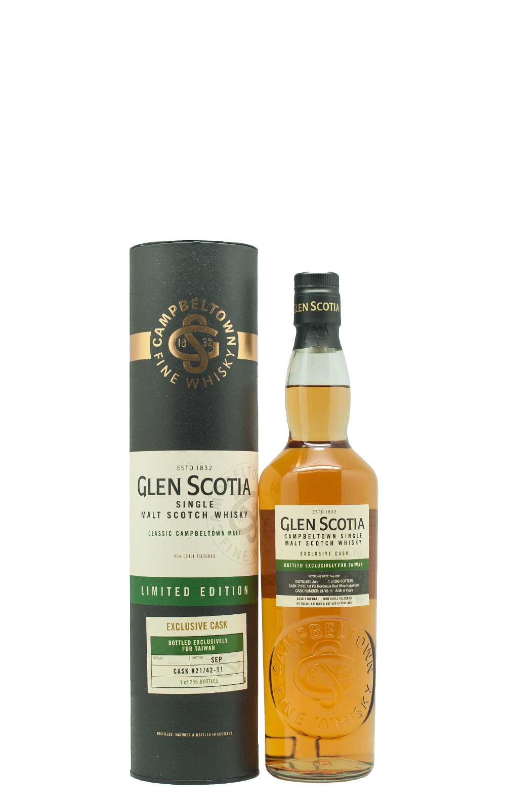 Glen Scotia 2015 21 42 11 Single Malt Scotch Whisky Cask Strength 格蘭帝蒸餾廠 2015 21 42 11 單一麥芽蘇格蘭威士忌原酒