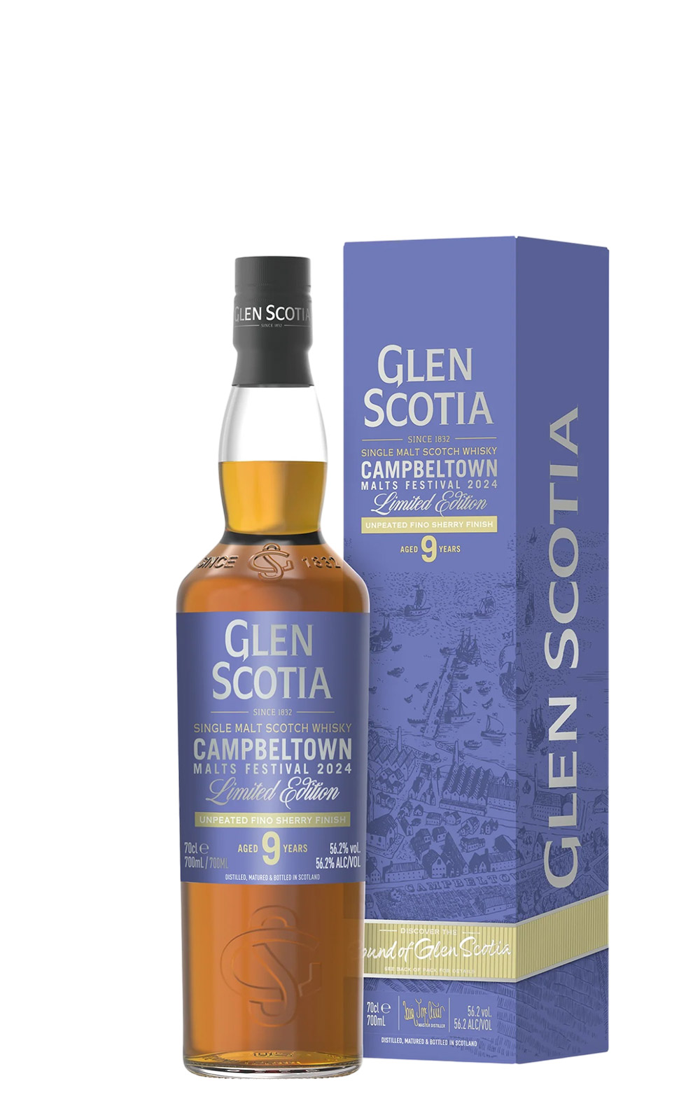 Glen Scotia Malt Festival 2024 Aged 9 Years Campbeltown Single Malt Scotch Whisky 格蘭帝蒸餾廠 嘉年華 2024 9年坎貝爾鎮 單一麥芽蘇格蘭威士忌