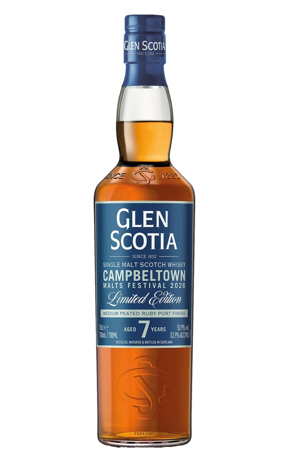 Glen Scotia Malt Festival 2026 Aged 7 Years Campbeltown Single Malt Scotch Whisky 格蘭帝蒸餾廠 嘉年華 2026 7年坎貝爾鎮 單一麥芽蘇格蘭威士忌