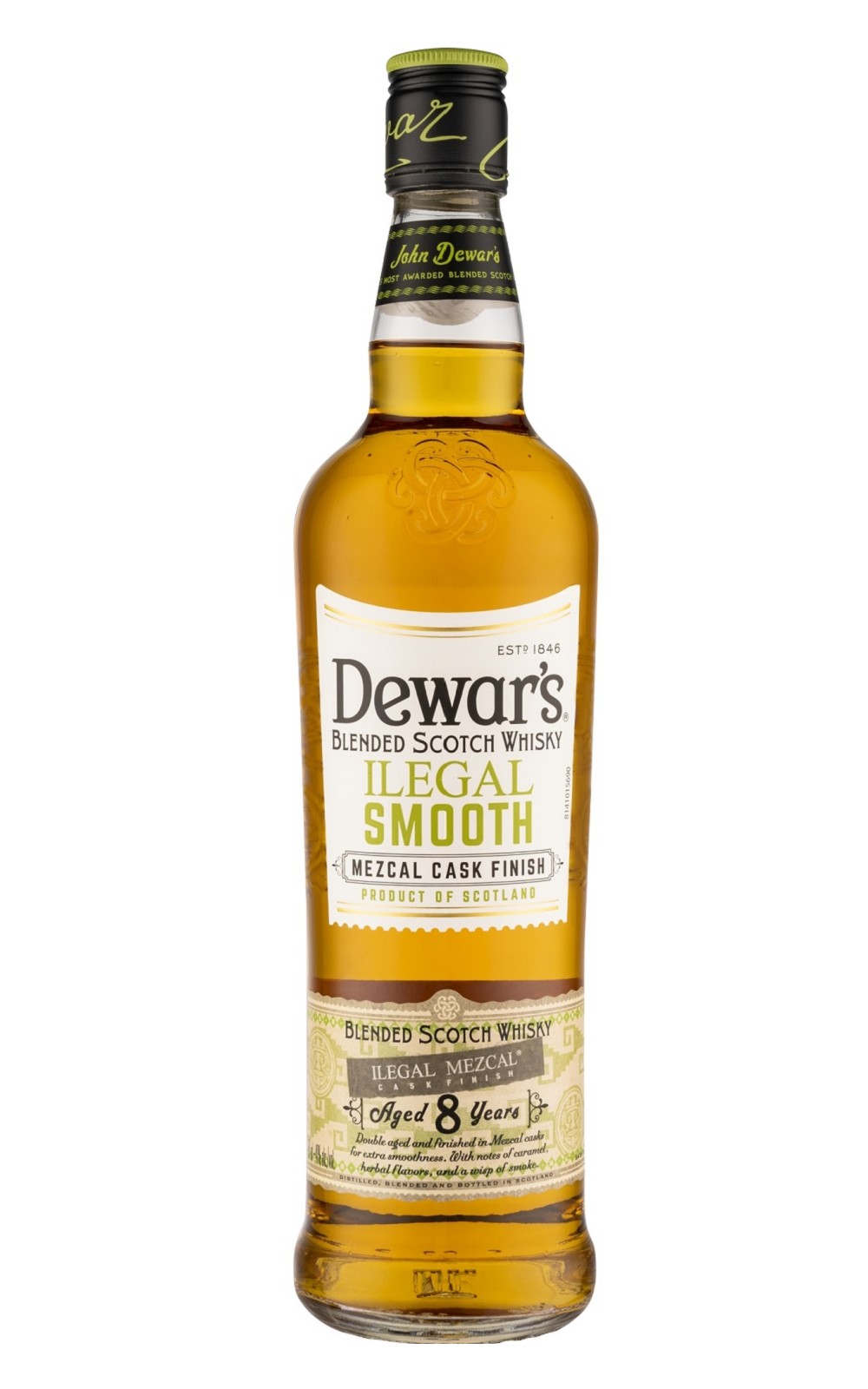 Dewar s Ilegal Smooth Aged 8 Years Mezcal Cask Finish Blended Scotch Whisky 帝王威士忌 醇順系列 8年龍舌蘭風味桶 調和蘇格蘭威士忌