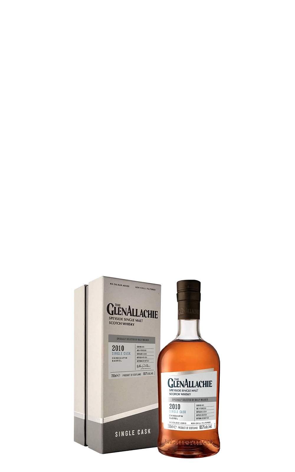 The GlenAllachie Distillery Single Cask 2010 14 Years Old 4615 Chinquapin Barrel Speyside Single Malt Scotch Whisky 艾樂奇蒸餾廠 單桶系列 2010 14年 4615 美國黃橡木桶 單一麥芽蘇格蘭威士忌