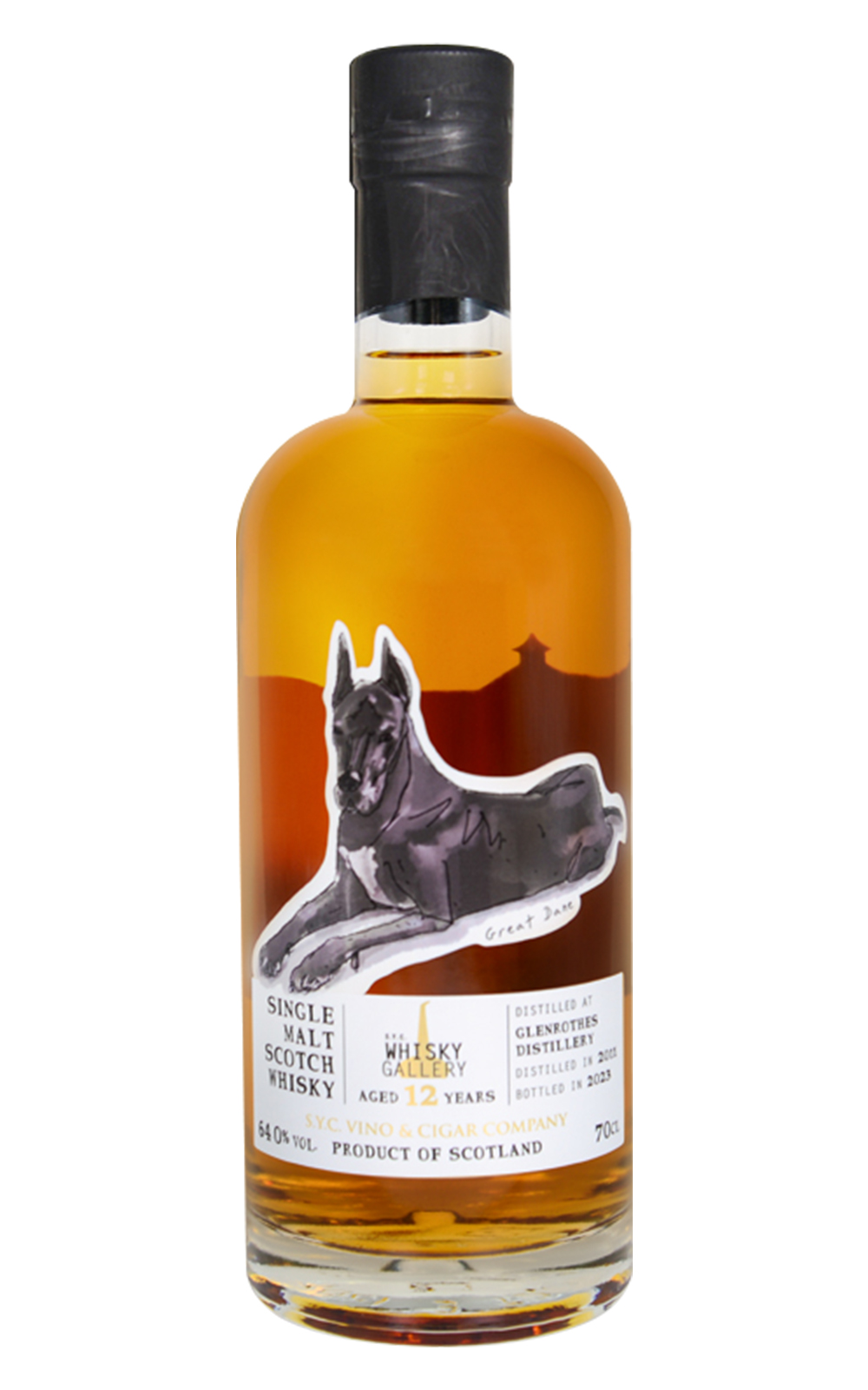 Whisky Gallery Dog Gallery Great Dane Glenrothes 2011 Single Malt Scotch Whisky 醉美威士忌 有狗讚系列 大丹犬 格蘭路思 2011 12年單一麥芽蘇格蘭威士忌原酒
