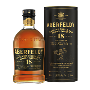 Aberfeldy-18 Years Sangiovese Red Wine Casks Finish Highland Single Malt Scotch Whisky