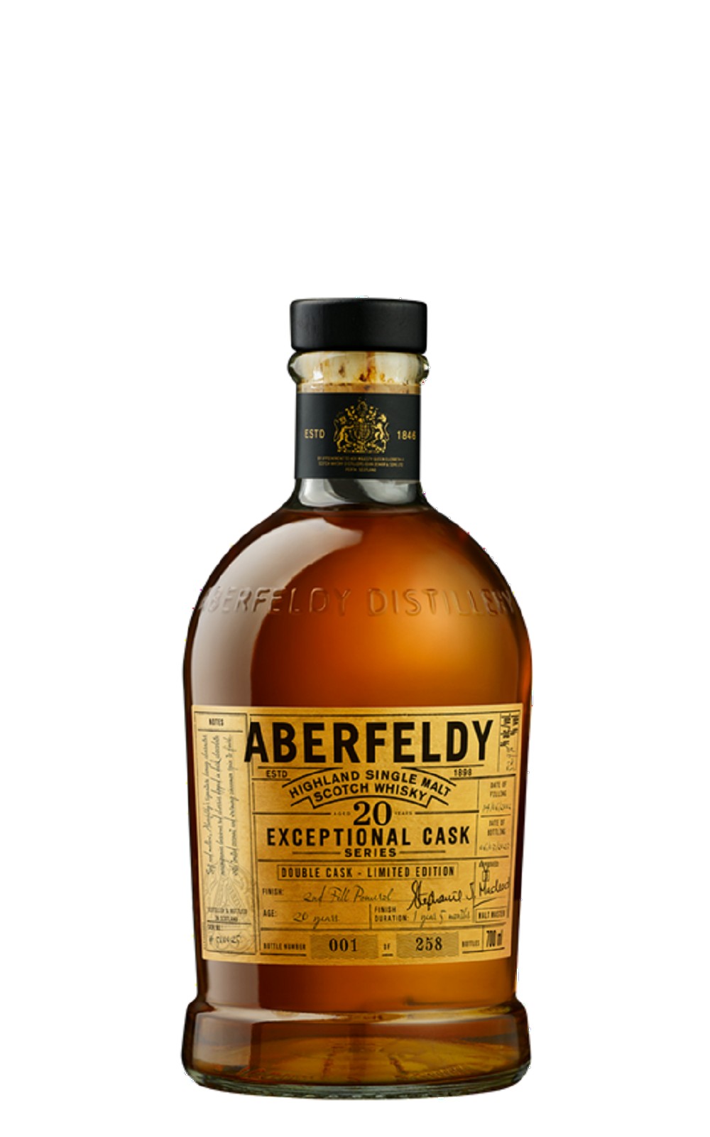 Aberfeldy Exceptional Cask Series Aged 20 Years Pomerol Casks Finish Single Malt Scotch Whisky Cask Strength 艾柏迪 傑出桶陳系列 20年波美侯紅酒桶 單一麥芽蘇格蘭威士忌原酒