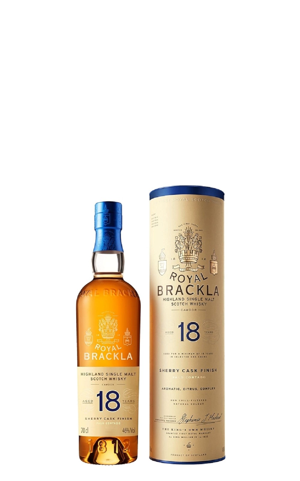 Royal Brackla Aged 18 Years Highland Single Malt Scotch Whisky 皇家柏克萊 18年單一麥芽蘇格蘭威士忌