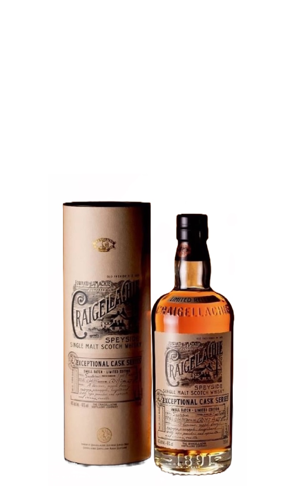Craigellachie Distillery Exceptional Casks Series 27 Years Old Sauternes Finish Single Malt Scotch Whisky 魁列奇蒸餾廠 傑出桶陳系列 27年蘇玳桶 單一麥芽蘇格蘭威士忌