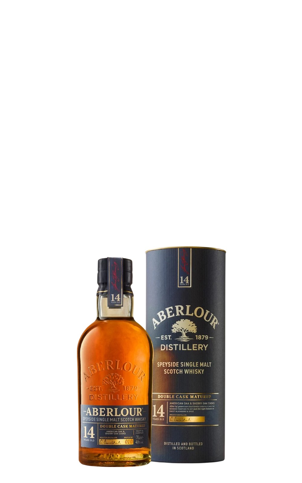Aberlour 14 Years Old Double Cask Matured Speyside Single Malt Scotch Whisky 亞伯樂 14年雙桶熟成 斯佩賽 單一麥芽蘇格蘭威士忌