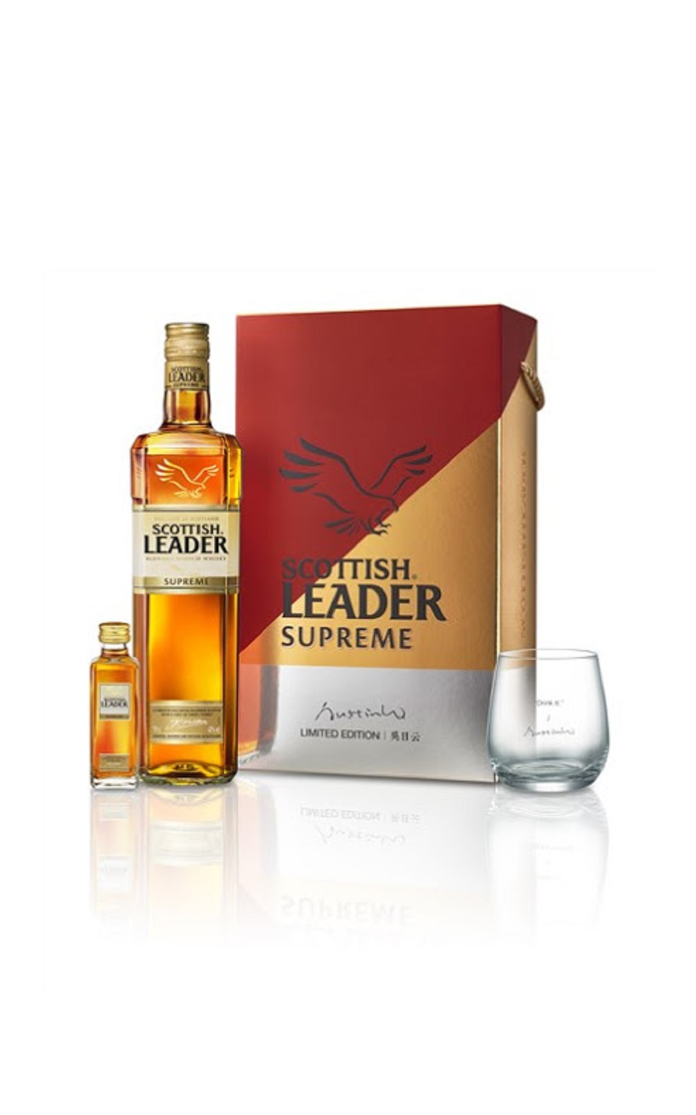 Scottish Leader Supreme Blended Scotch Whisky Gift Box 仕高利達 金牌 調和蘇格蘭威士忌 禮盒