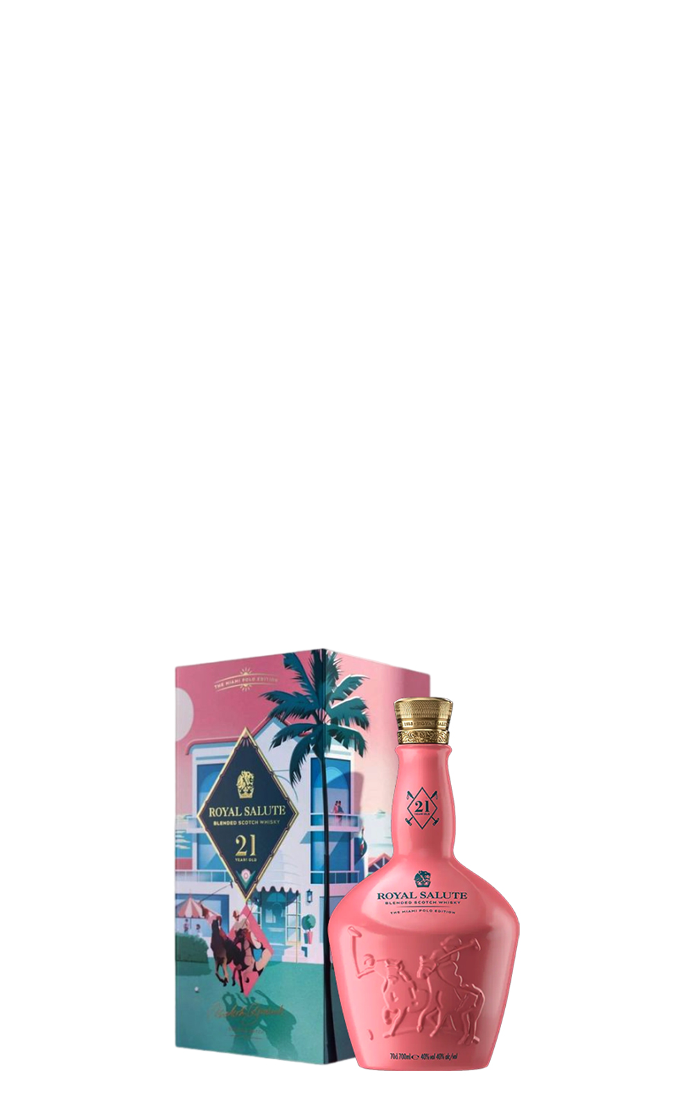 Chivas Regal Royal Salute 21 Years Old Blended Malt Scotch Whisky The Miami Polo Edition 皇家起瓦士 馬球系列 皇家禮炮 21年調和蘇格蘭威士忌 邁阿密版
