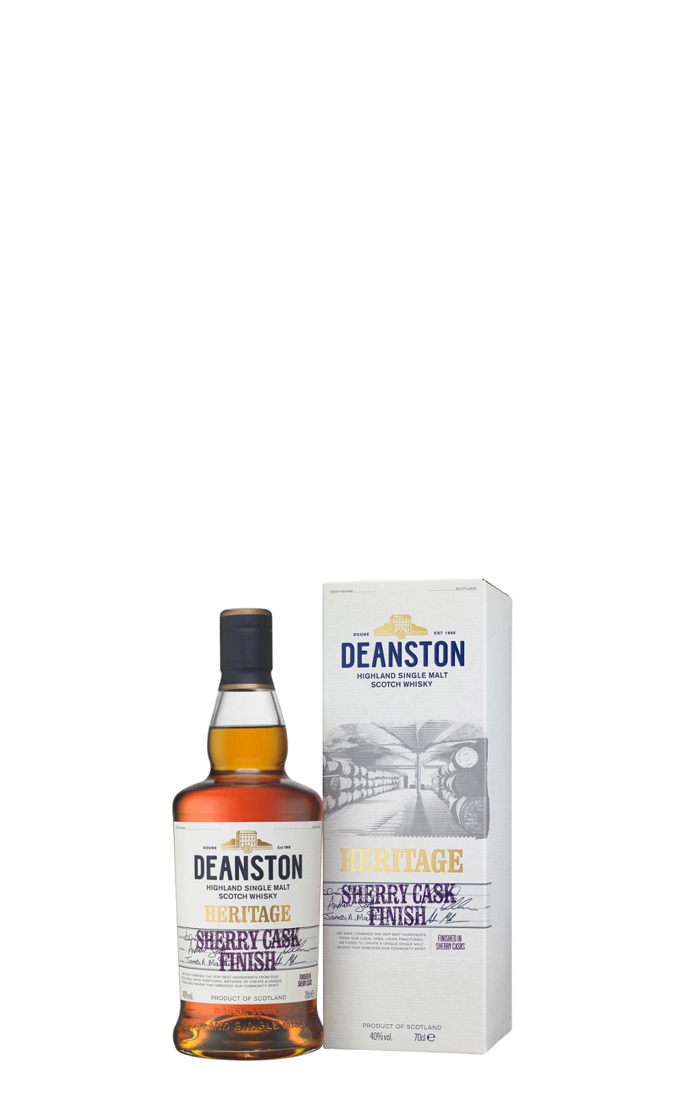 Deanston Heritage Sherry Cask Finish Single Malt Scotch Whisky 汀士頓 傳承雪莉桶 單一麥芽蘇格蘭威士忌