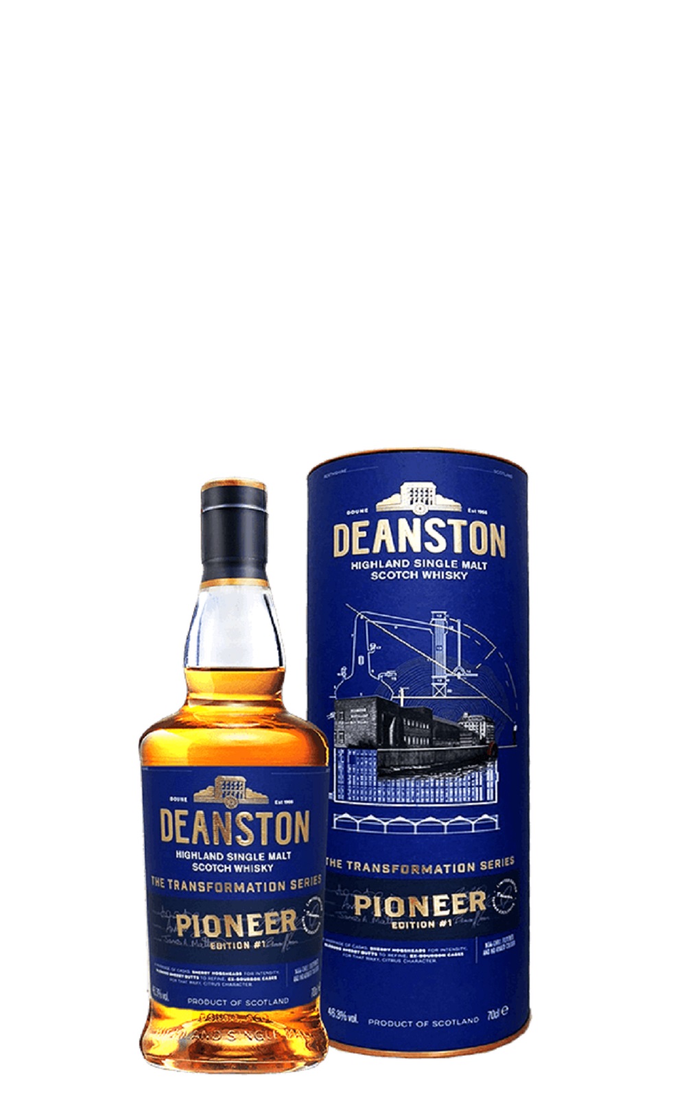 Deanston Transformation Series Pioneer Edition 1 Single Malt Scotch Whisky 汀士頓 蛻變系列 第一版先驅者 單一麥芽蘇格蘭威士忌