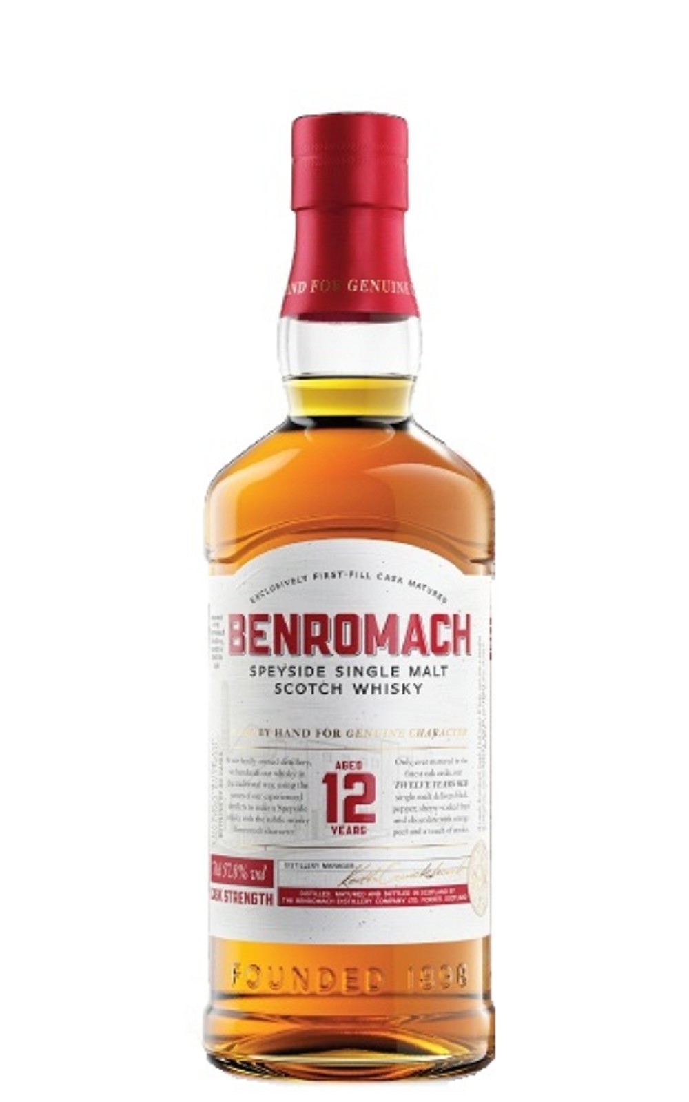 Benromach Aged 12 Years Cask Strength Speyside Single Malt Scotch Whisky Taiwan Exclusive 百樂門 12年原桶強度 單一麥芽蘇格蘭威士忌 台灣限量版