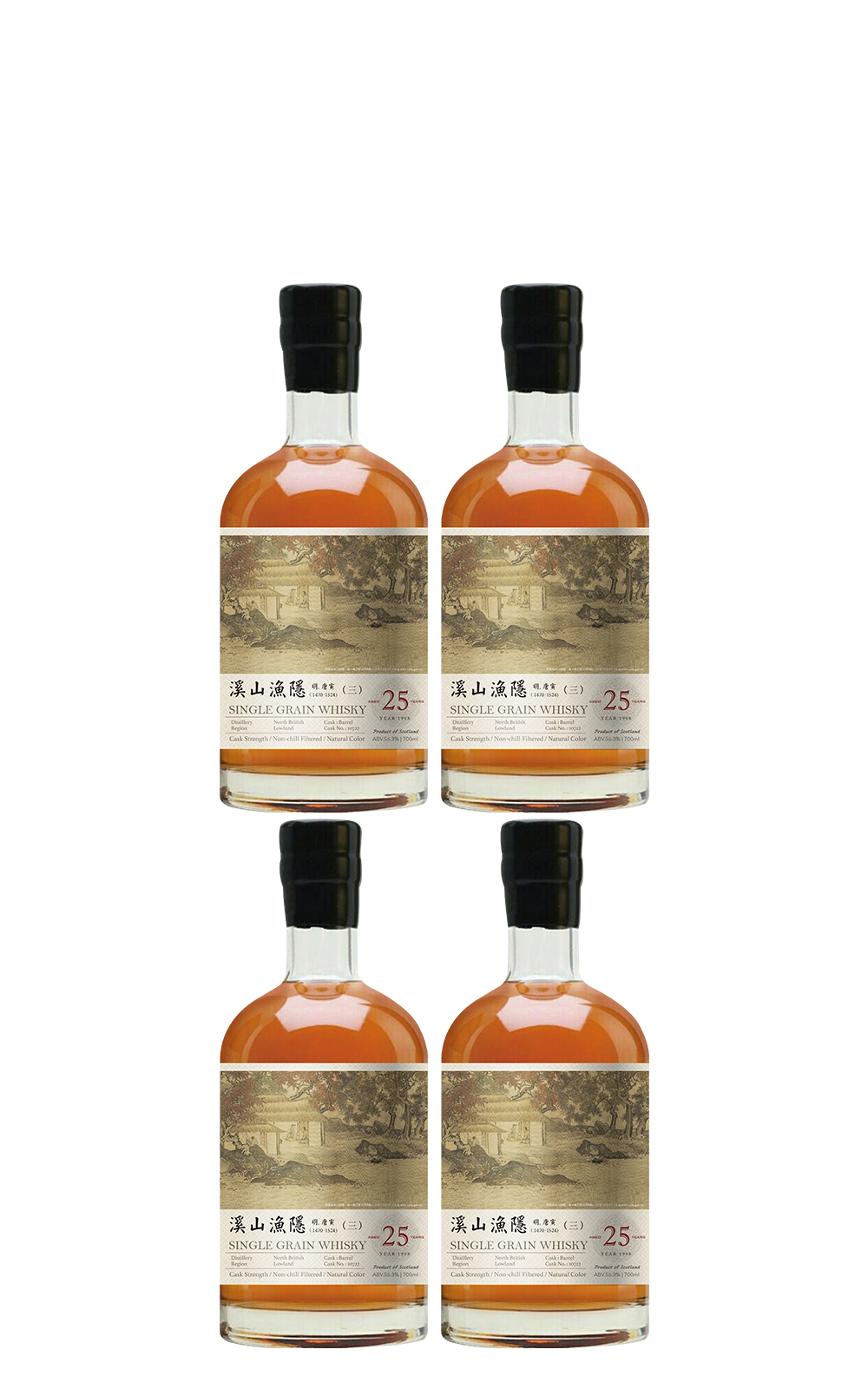 Sionnach 溪山漁隱 威士忌套組 700ml 4 紅狐系列 溪山漁隱 威士忌套組 700ml 4