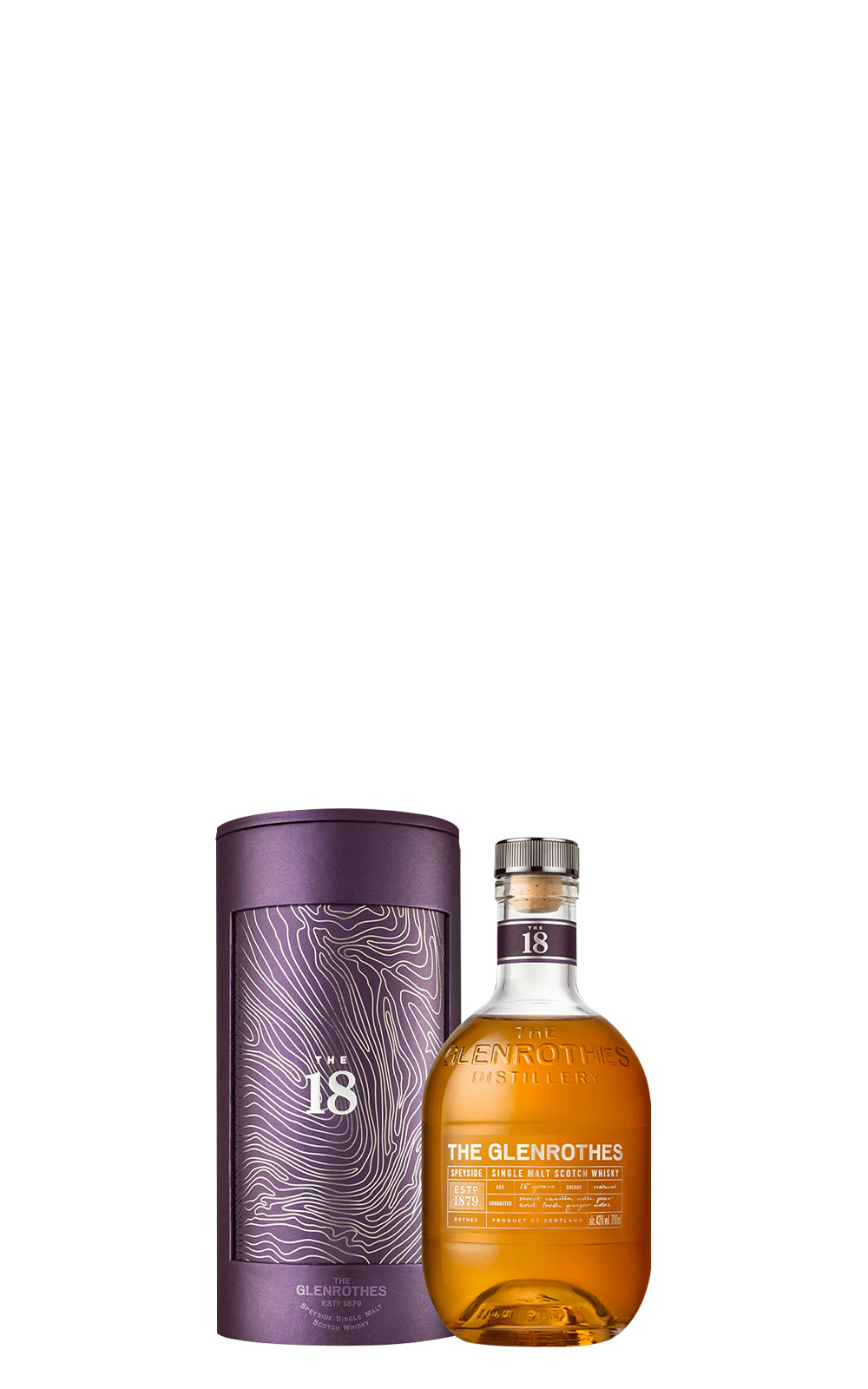 The Glenrothes Core Collection Timeless Artistry 18 Years Speyside Single Malt Scotch Whisky 格蘭路思 時淬之藝系列 18年單一麥芽蘇格蘭威士忌