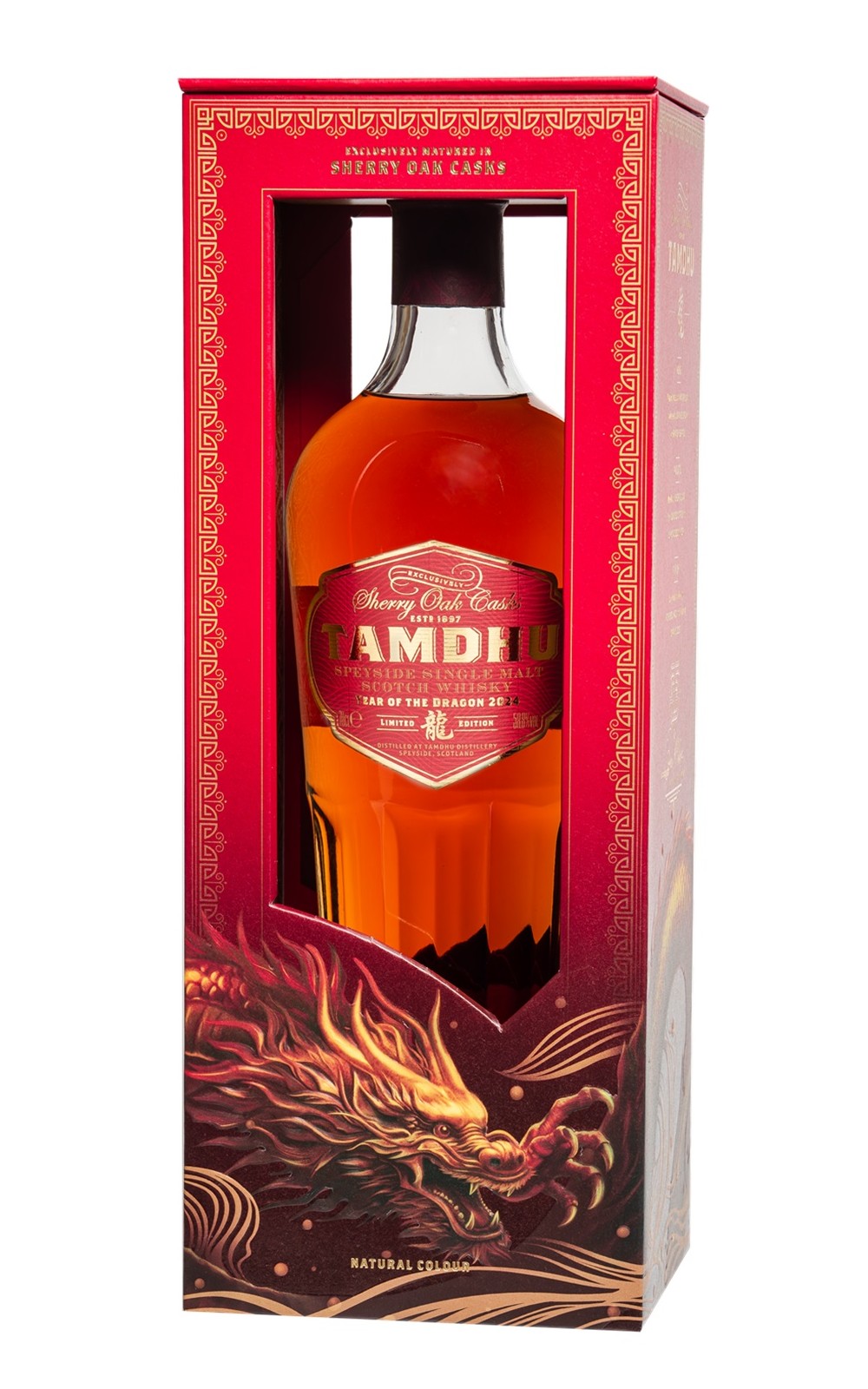 Tamdhu Year of The Dragon 2024 Sherry Cask Strength Speyside Single Malt Scotch Whisky 坦杜 2024 龍年 雪莉桶 單一麥芽蘇格蘭威士忌原酒