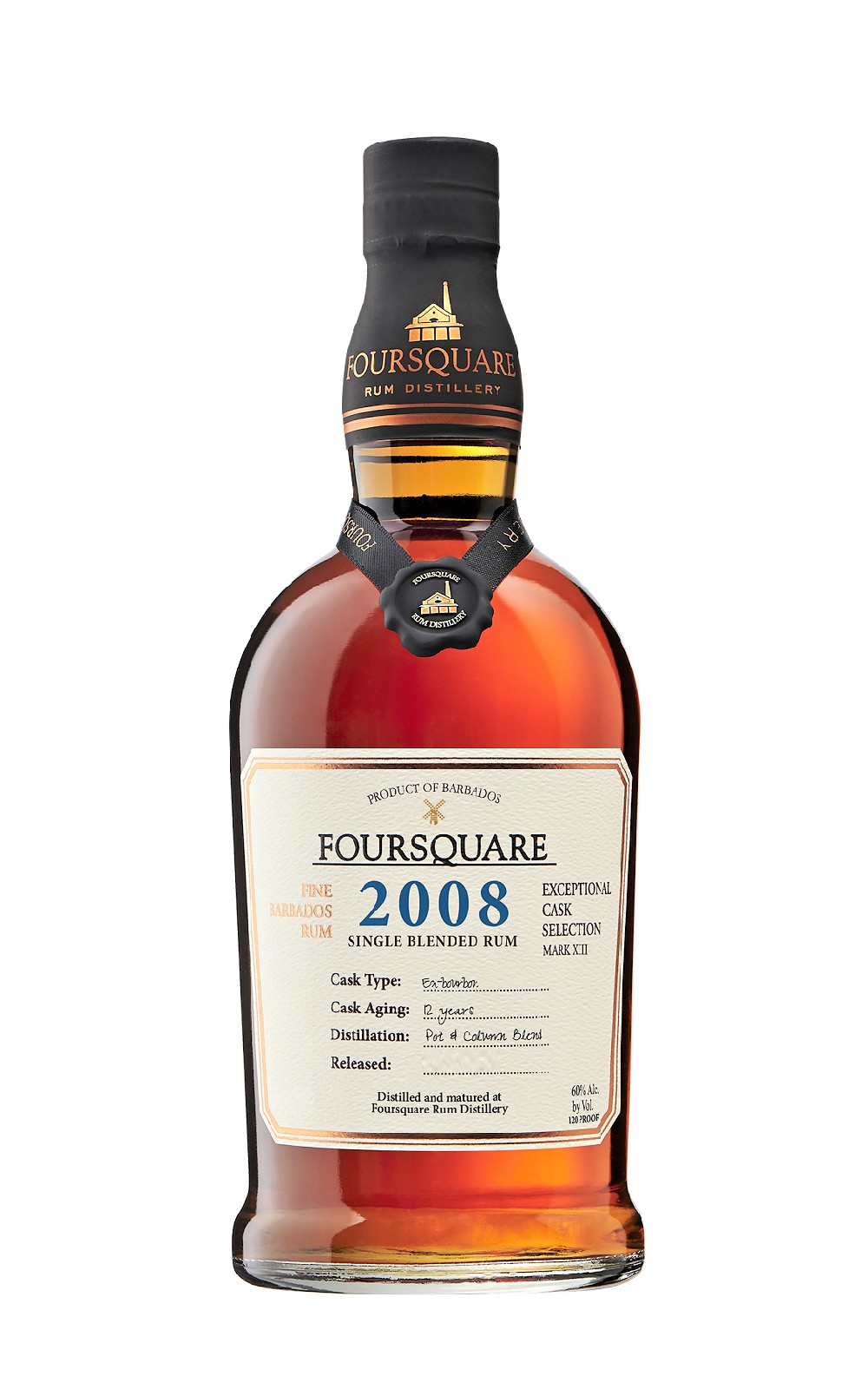 Foursquare Rum Distillery Exceptional Cask Selection Mark XIII 2008 12 Years Single Blended Rum 四方蘭姆酒蒸餾廠 四方珍藏系列 13號 2008 12年蘭姆酒