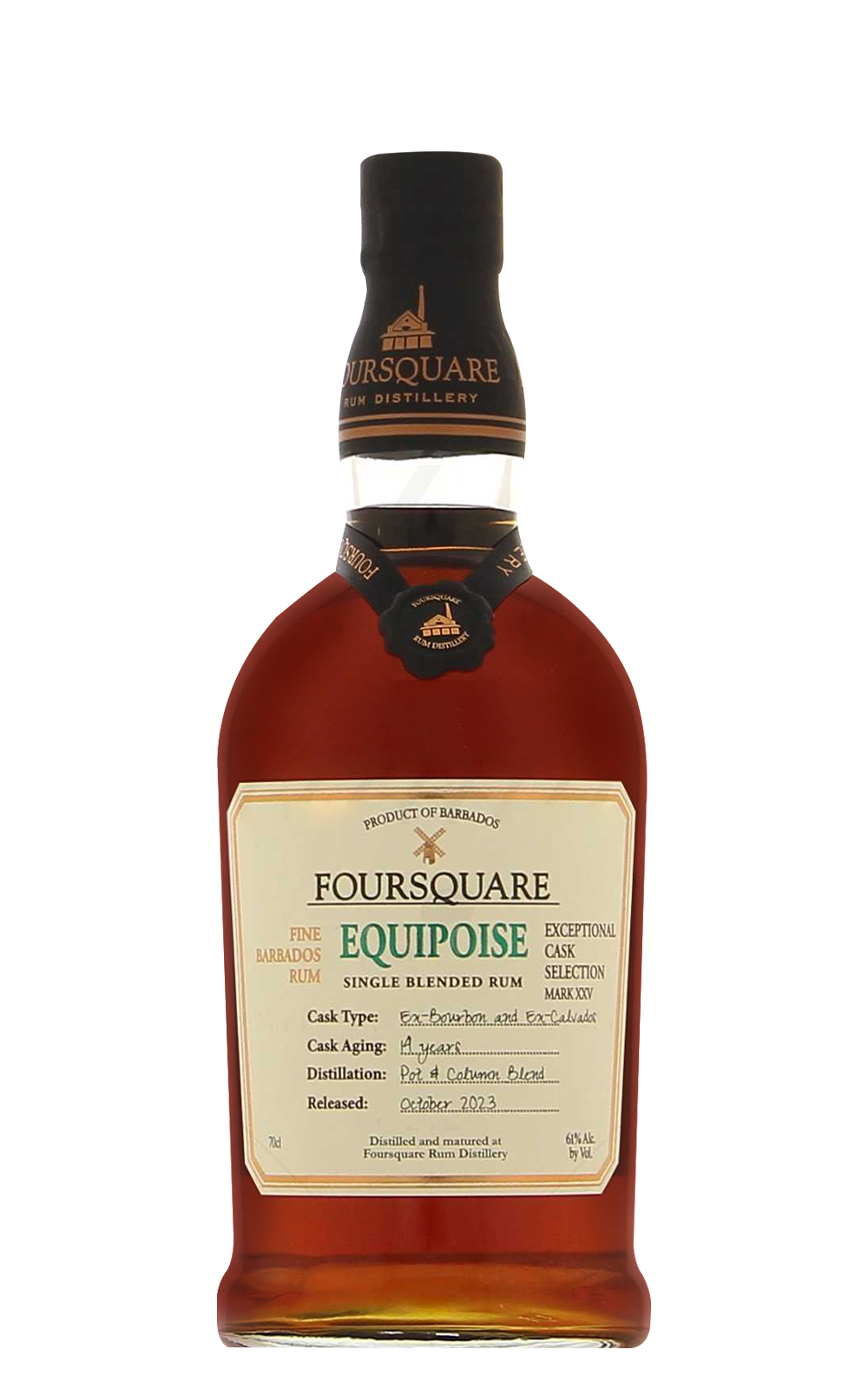Foursquare Rum Distillery Exceptional Cask Selection Mark XXV Equipoise 14 Years Single Blended Rum 四方蘭姆酒蒸餾廠 珍藏系列 25號 平衡 14年蘭姆酒