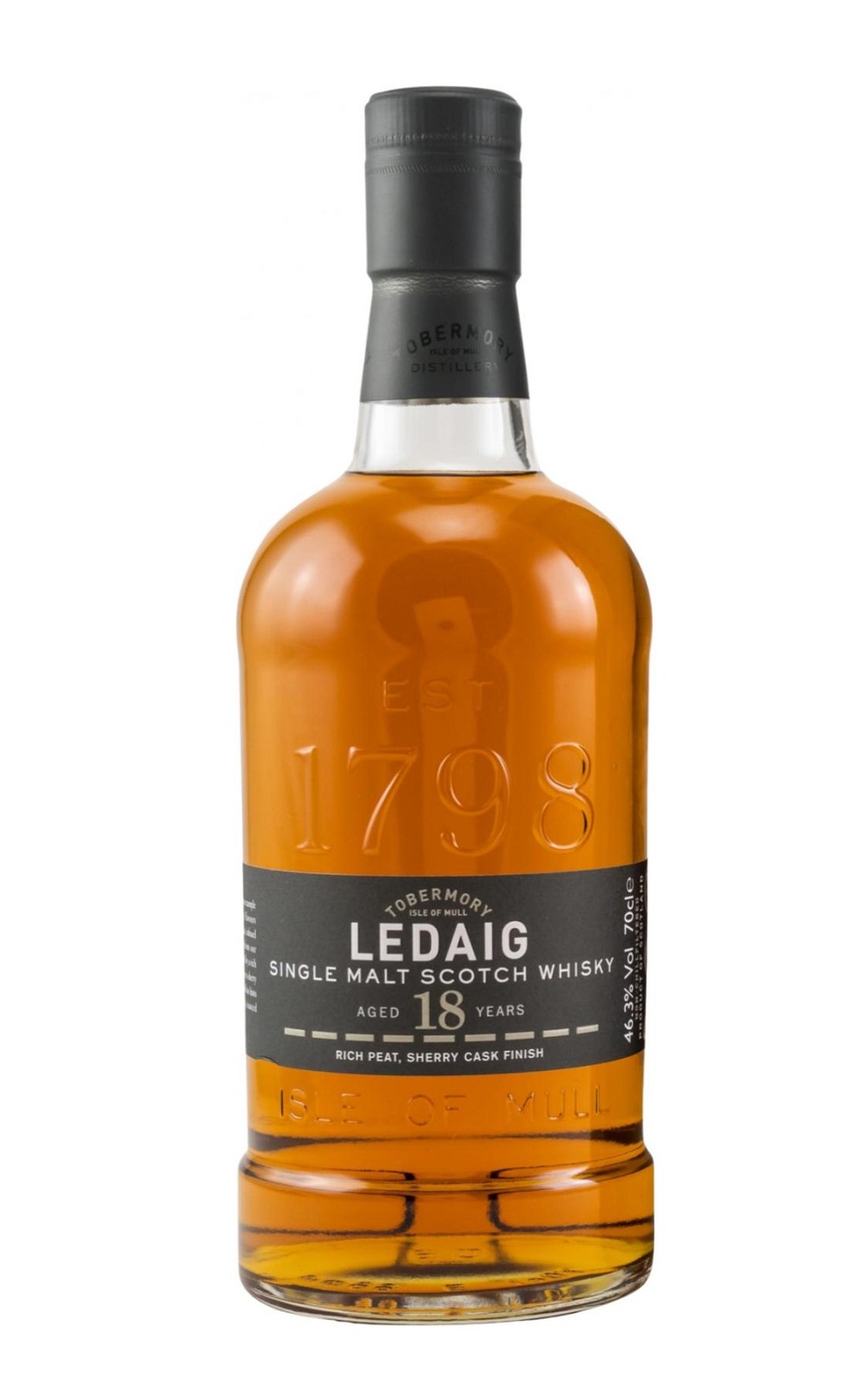 Tobermory Ledaig 18 Year Old Single Malt Scotch Whisky 托本莫瑞 里爵 18年單一麥芽蘇格蘭威士忌