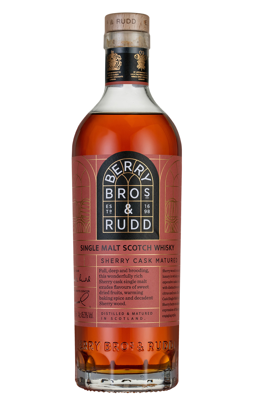 Berry Bros Rudd Sherry Cask Matured Single Malt Scotch Whisky 貝瑞兄弟與洛德 雪莉桶單一麥芽蘇格蘭威士忌