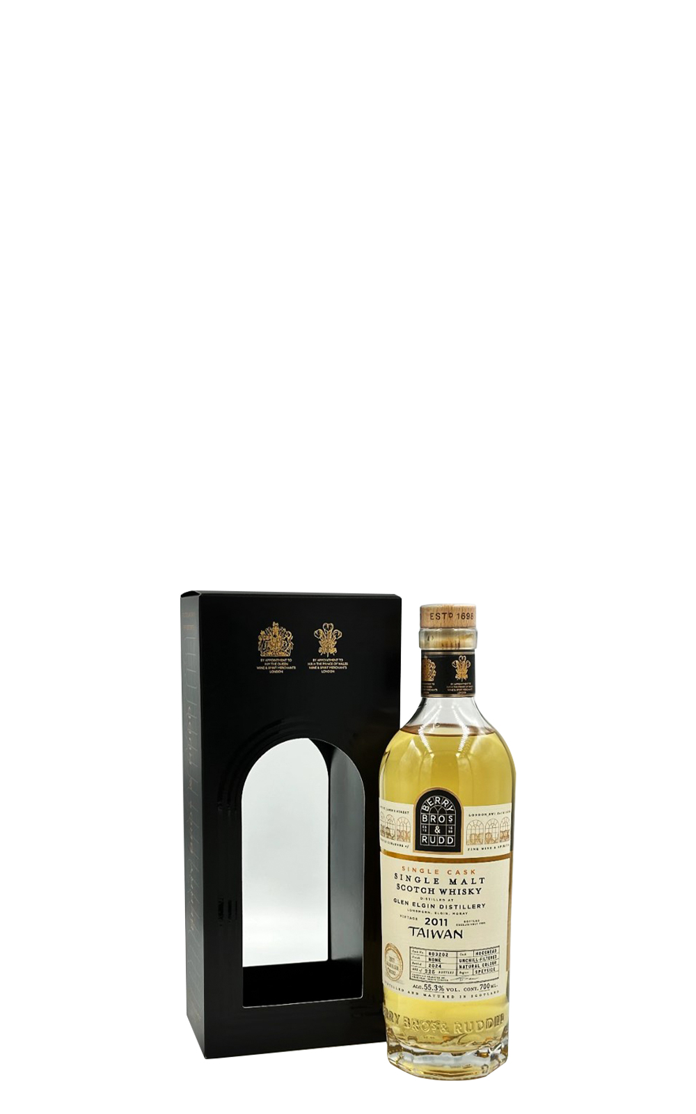 Berry Bros Rudd Glen Elgin 2011 803202 Single Malt Scotch Whisky Taiwan Exclusive 貝瑞兄弟與洛德 格蘭愛琴 2011 803202 單一麥芽蘇格蘭威士忌 台灣限定版