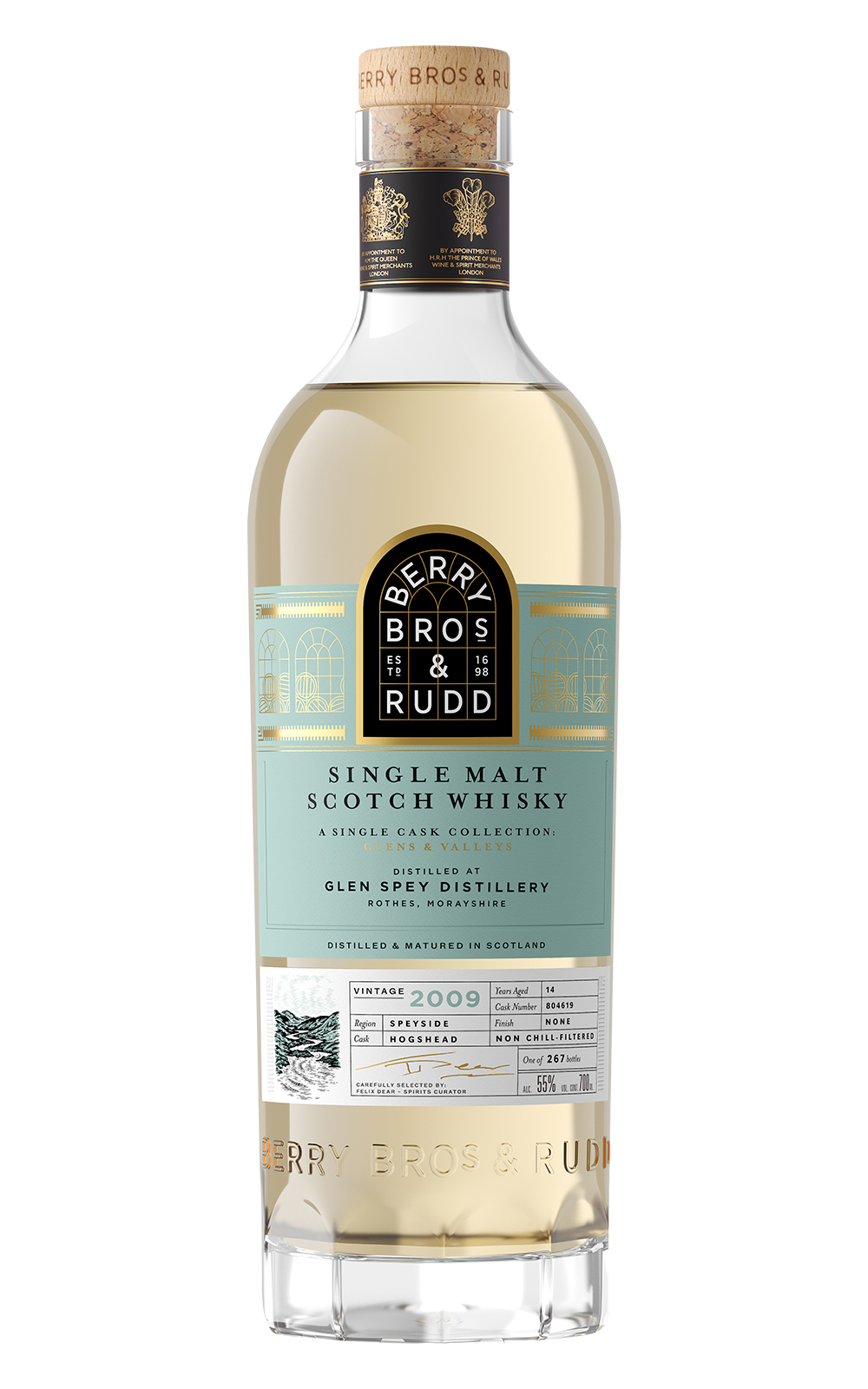 Berry Bros Rudd A Single Cask Collection Glens Valleys Glen Spey 2009 804619 Single Malt Scotch Whisky 貝瑞兄弟與洛德 單桶系列 格蘭斯佩 2009 804619 單一麥芽蘇格蘭威士忌
