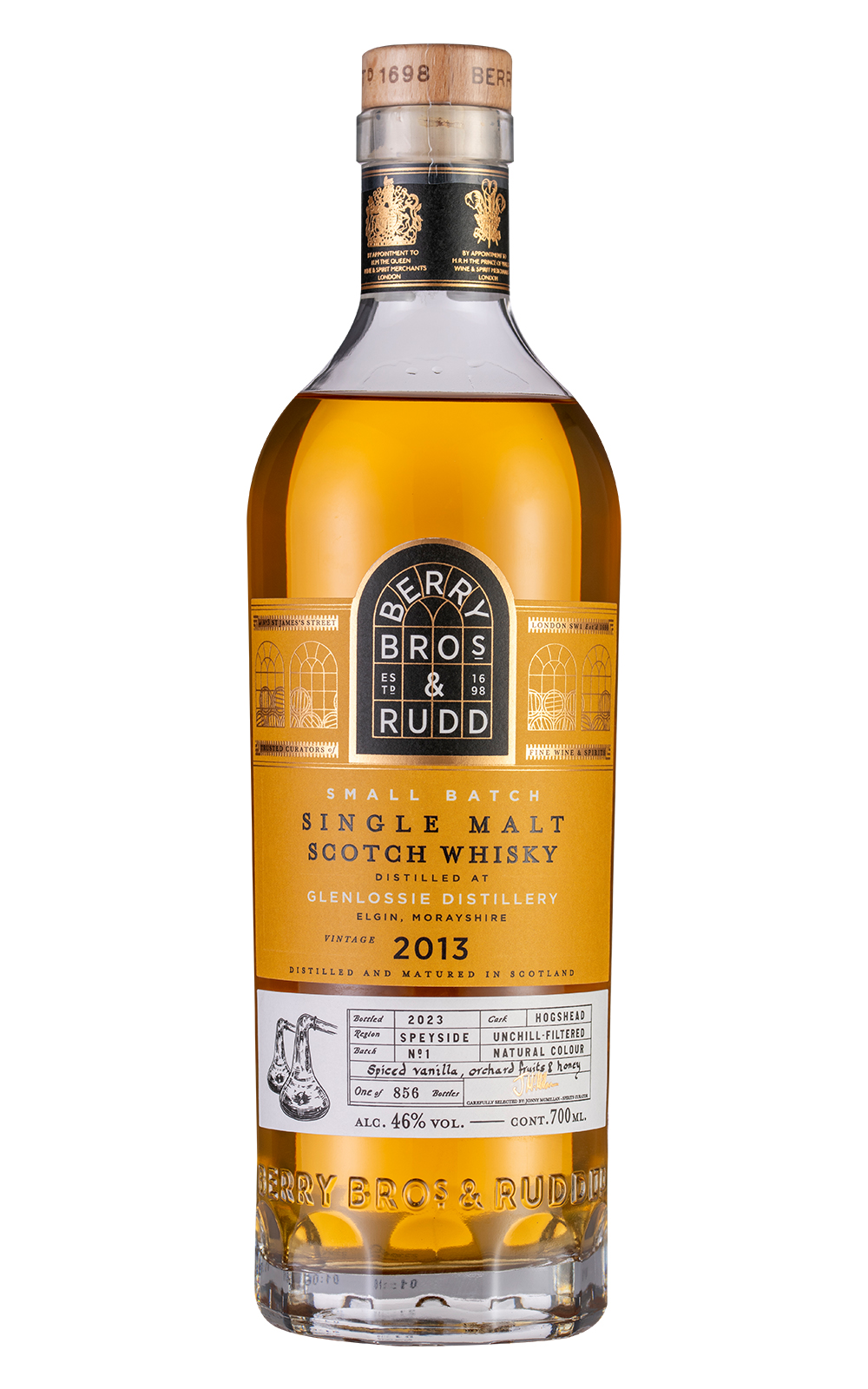 Berry Bros Rudd Small Batch Glenlossie 2013 Single Malt Scotch Whisky 貝瑞兄弟與洛德 小批次系列 格蘭高希 2013 單一麥芽蘇格蘭威士忌