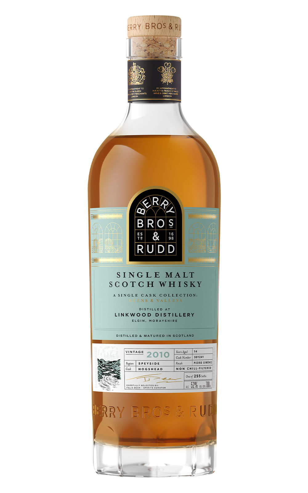 Berry Bros Rudd A Single Cask Collection Glens Valleys Linkwood 2010 301241 Single Malt Scotch Whisky 貝瑞兄弟與洛德 單桶系列 林肯伍德 2010 307761 單一麥芽蘇格蘭威士忌