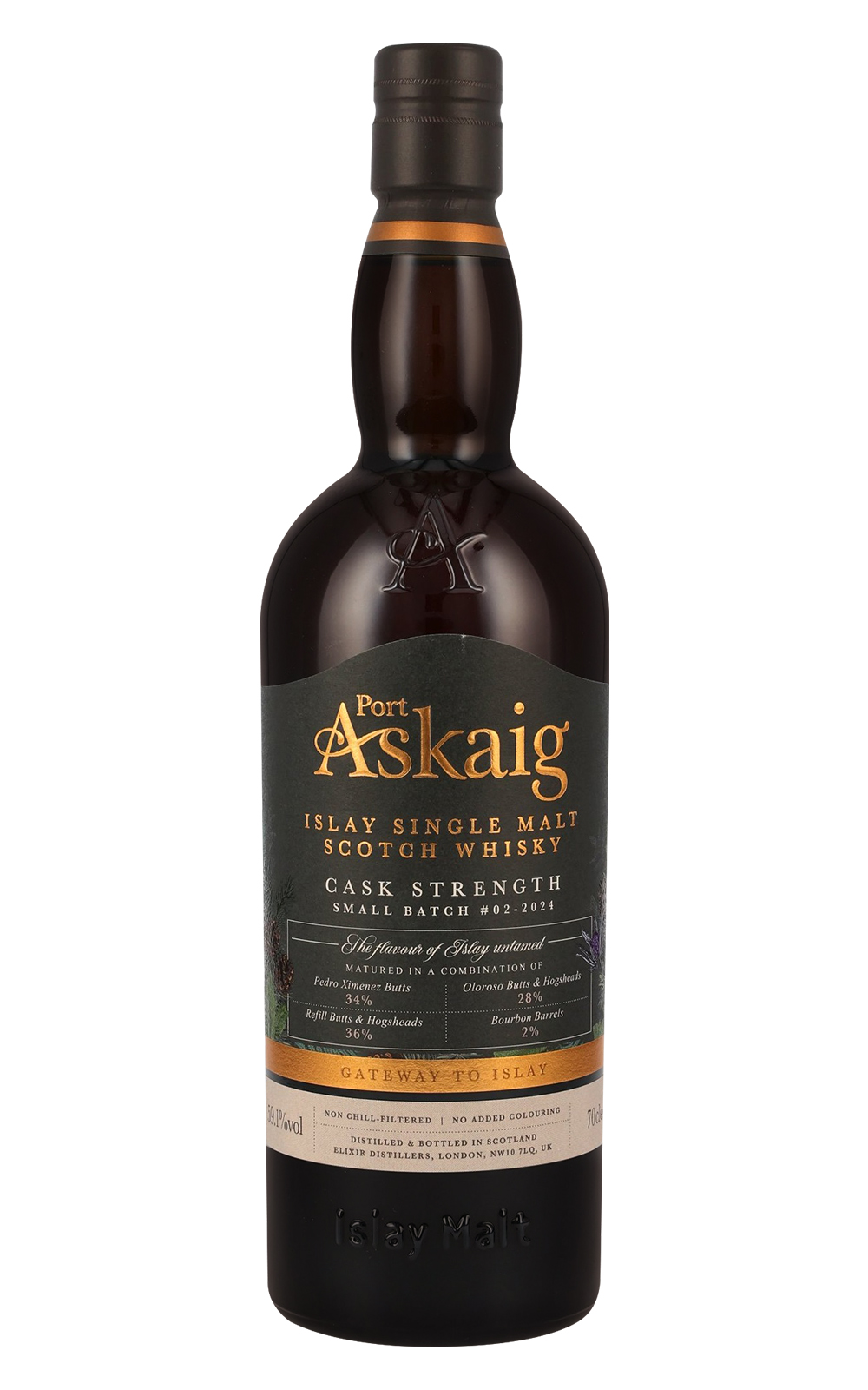Port Askaig Small Batch 02 2024 Cask Strength Islay Single Malt Scotch Whisky 波濤 小批次 02 2024 原桶強度 艾雷島 單一麥芽蘇格蘭威士忌