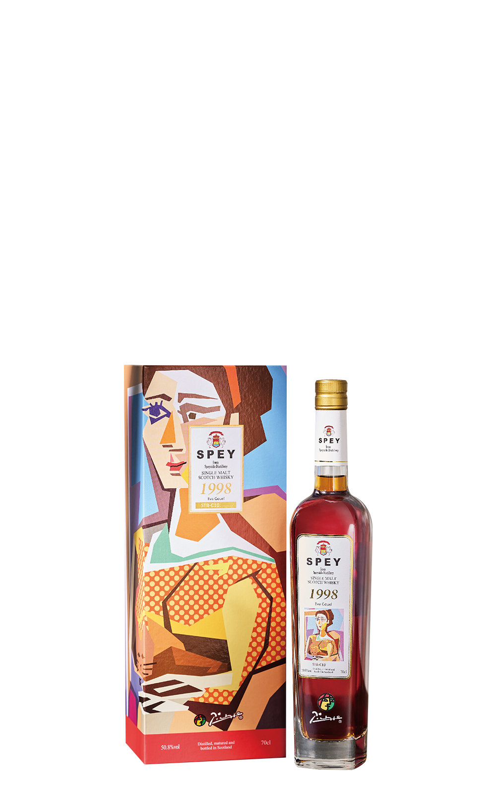 Spey Picasso Eva Gouel 1998 Single Malt Scotch Whisky 詩貝酒廠 畢卡索靈感系列 伊娃 1998 單一麥芽蘇格蘭威士忌