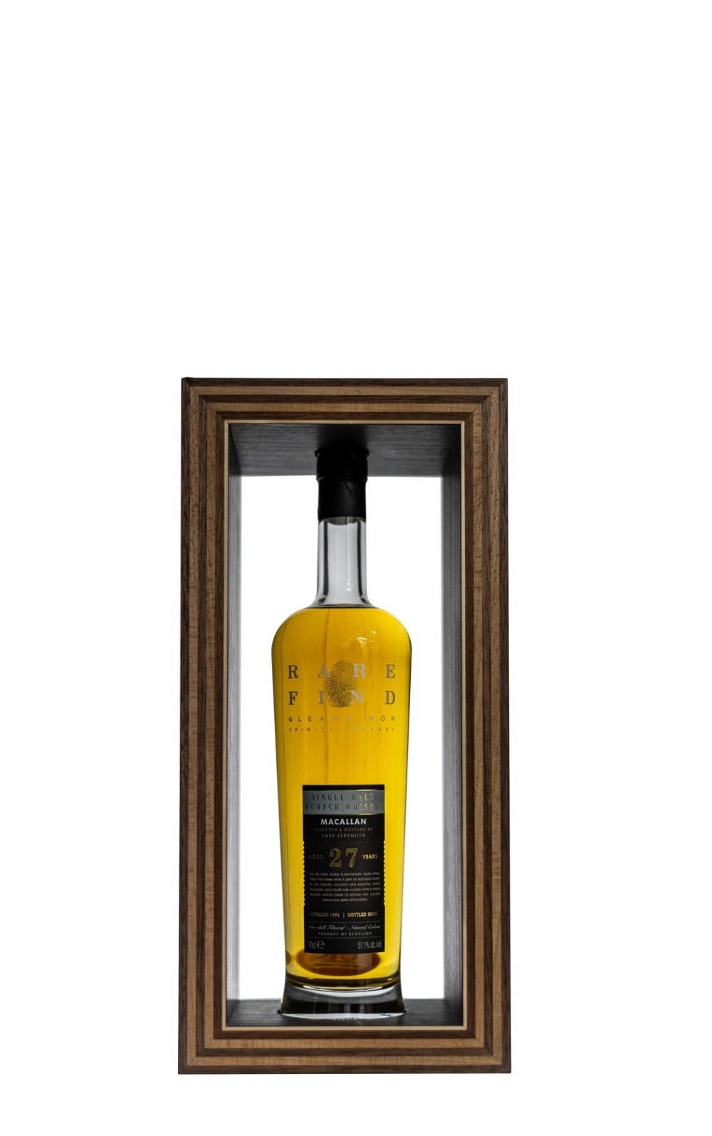 Gleann Mor Rare Find Macallan 1992 27 Years Single Malt Scotch Whisky Cask Strength 格陵威士忌集團 臻鑽 麥卡倫 1992 27年單一麥芽蘇格蘭威士忌原酒 精裝木盒