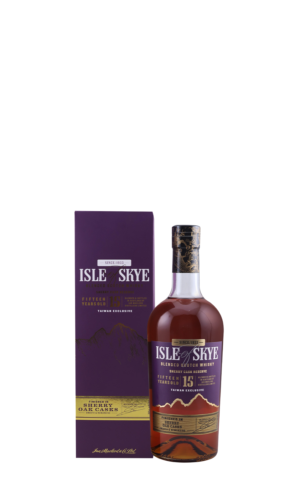 Isle of Skye Sherry Cask Reserve 15 Years Old Blended Scotch Whisky 天空之島 天選雪莉 15年 調和蘇格蘭威士忌 臺灣限定