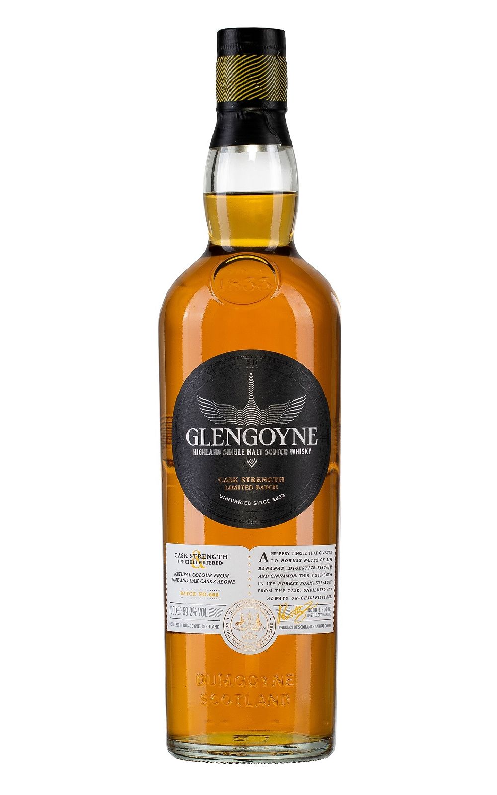 Glengoyne Distillery Batch No 008 Cask Strength Highland Single Malt Scotch Whisky 格蘭哥尼 第八批次 單一麥芽蘇格蘭威士忌原酒