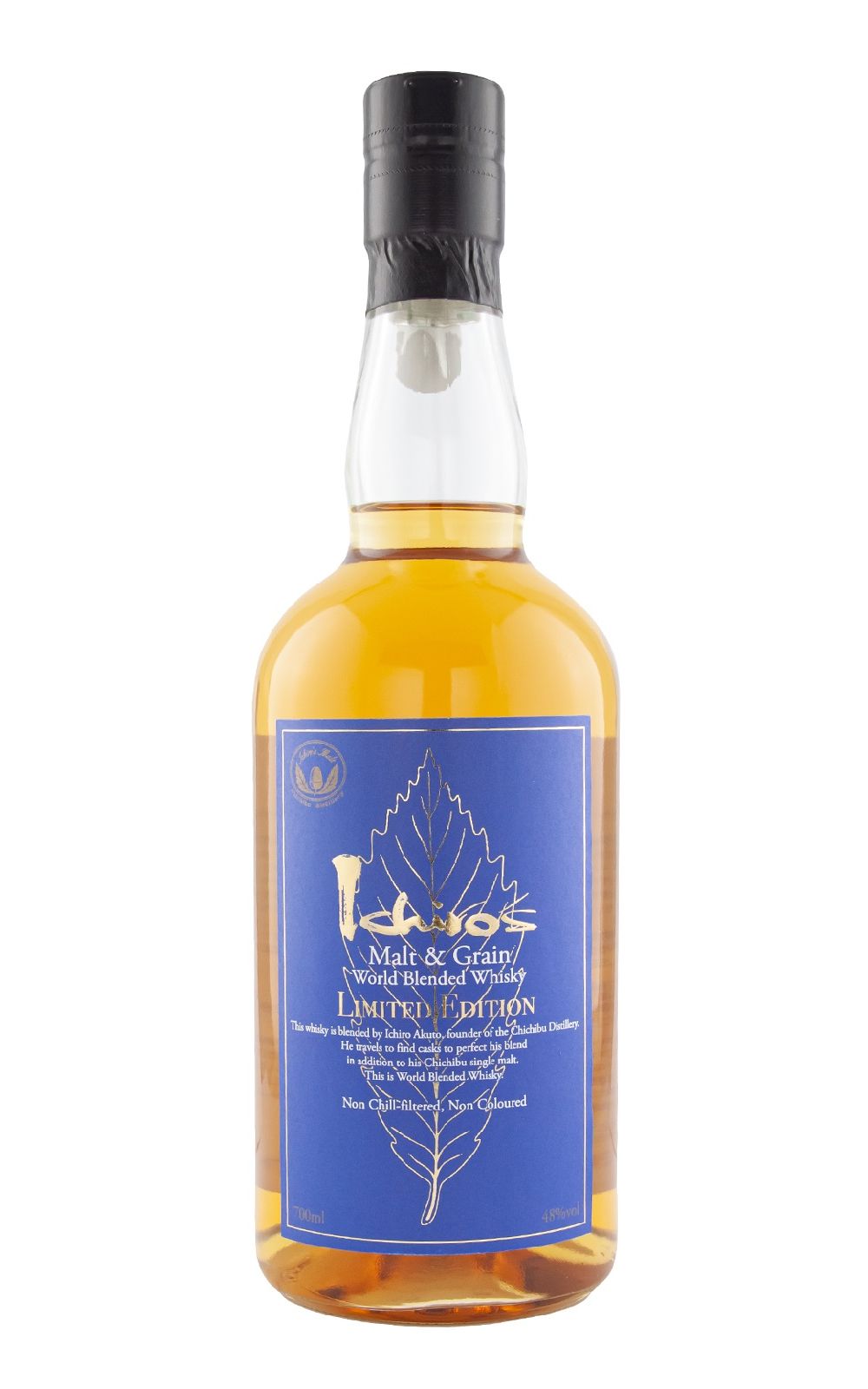 Chichibu Distillery Ichiro s Malt Grain World Blended Whisky Limited Edition blue 秩父蒸餾廠 藍葉 世界調和威士忌 限量版