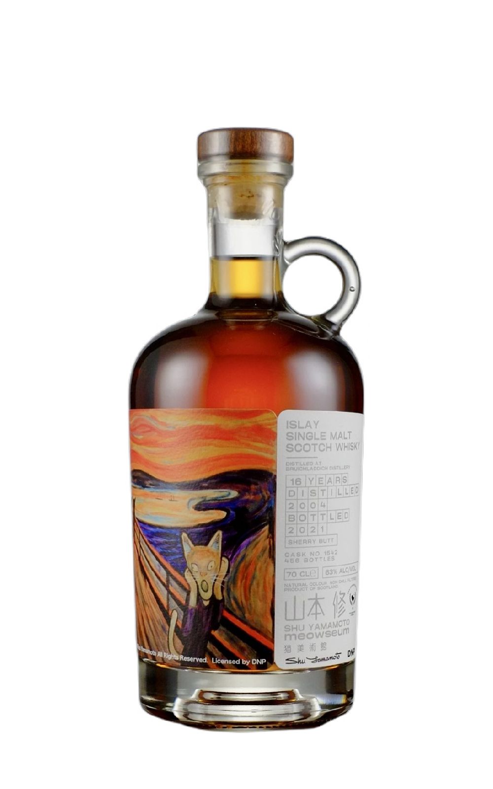 The Whiskyfind Meowseum The Caterwaul Bruichladdich 2004 Aged 16 Years Single Malt Scotch Whisky 威士忌坊 猫美術館典藏系列 貓嗚 布萊迪 2004 16年單一麥芽蘇格蘭威士忌
