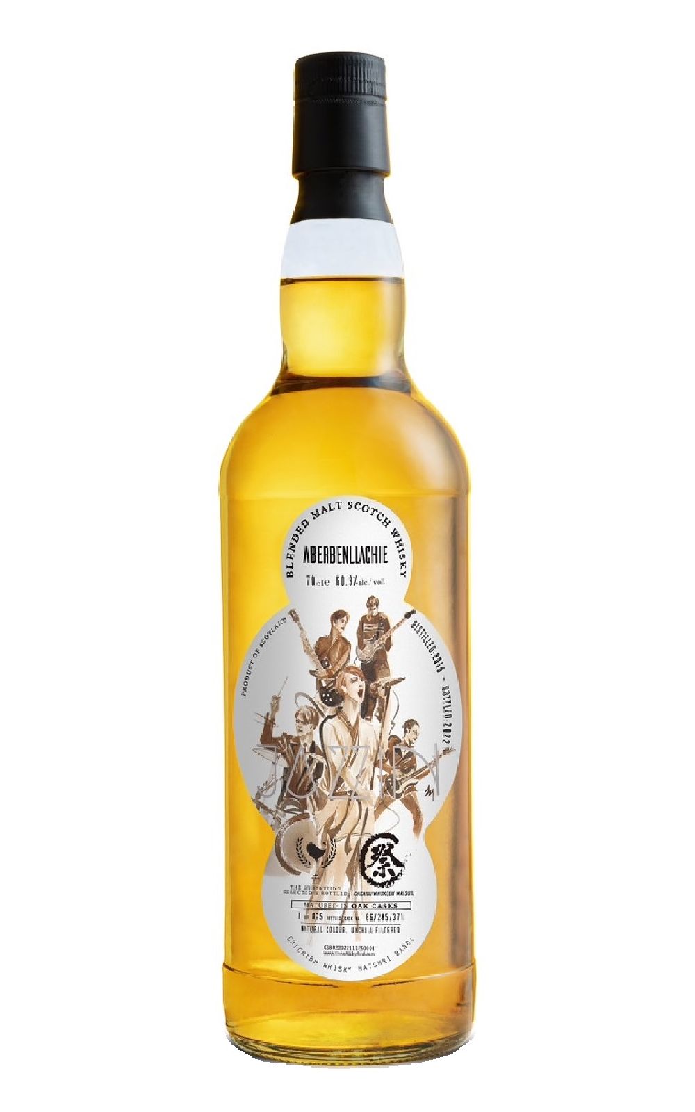 The Whiskyfind Jazzin Aberbenllachie 2016 Blended Malt Scotch Whisky Chichibu Whisky Matsuri 2023 威士忌坊 爵士系列 Aberbenllachie 2016 調和麥芽蘇格蘭威士忌 秩父紀念裝瓶 2023