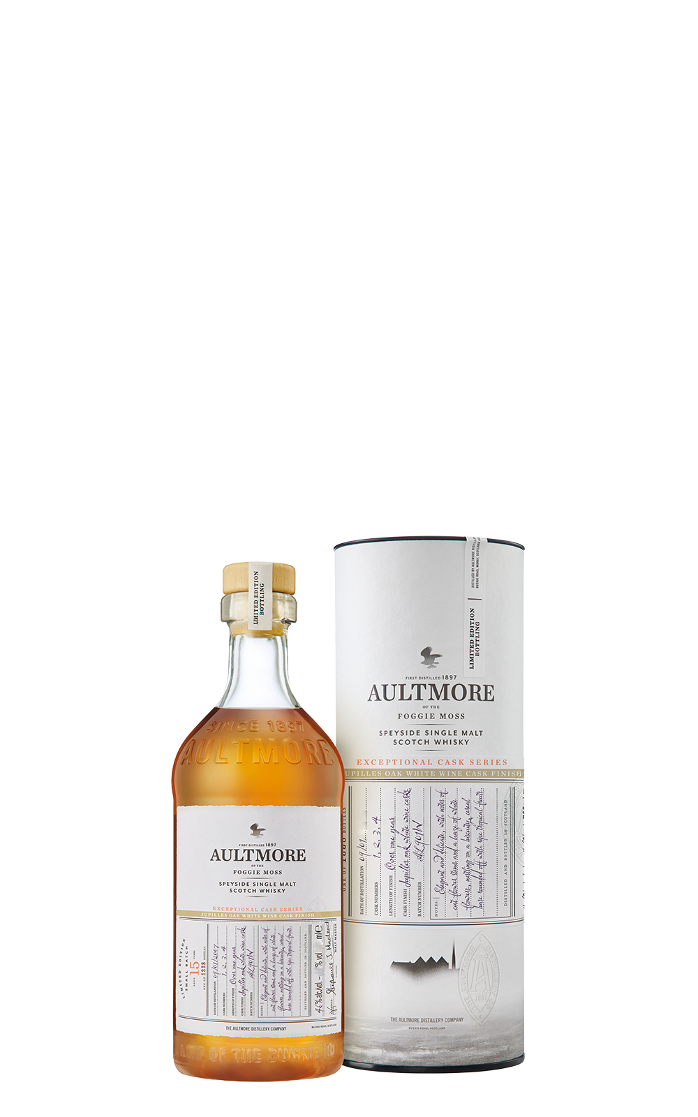 Aultmore Exceptional Cask Jupille Oak White Wine Cask Aged 15 Years Speyside Single Malt Scotch Whisky 雅墨 珍稀選桶系列 朱佩爾白酒桶 15年斯佩賽單一麥芽蘇格蘭威士忌