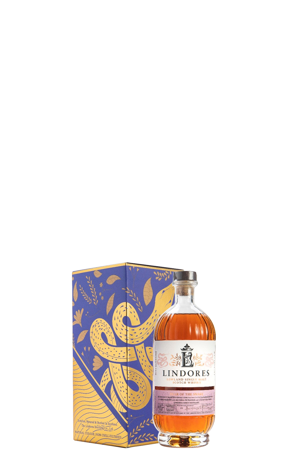 Lindores Abbey Distillery Year of The Snake STR Wine Barrique 180544 Lowland Single Malt Scotch Whisky 林多修道院蒸餾廠 紫蛇 STR葡萄酒桶 180544 單一麥芽蘇格蘭威士忌
