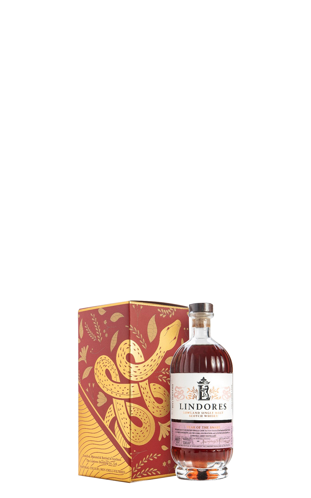 Lindores Abbey Distillery Year of The Snake Oloroso STR Wine Barrique 190301 Lowland Single Malt Scotch Whisky 林多修道院蒸餾廠 紅蛇 Oloroso STR葡萄酒桶 190301 單一麥芽蘇格蘭威士忌
