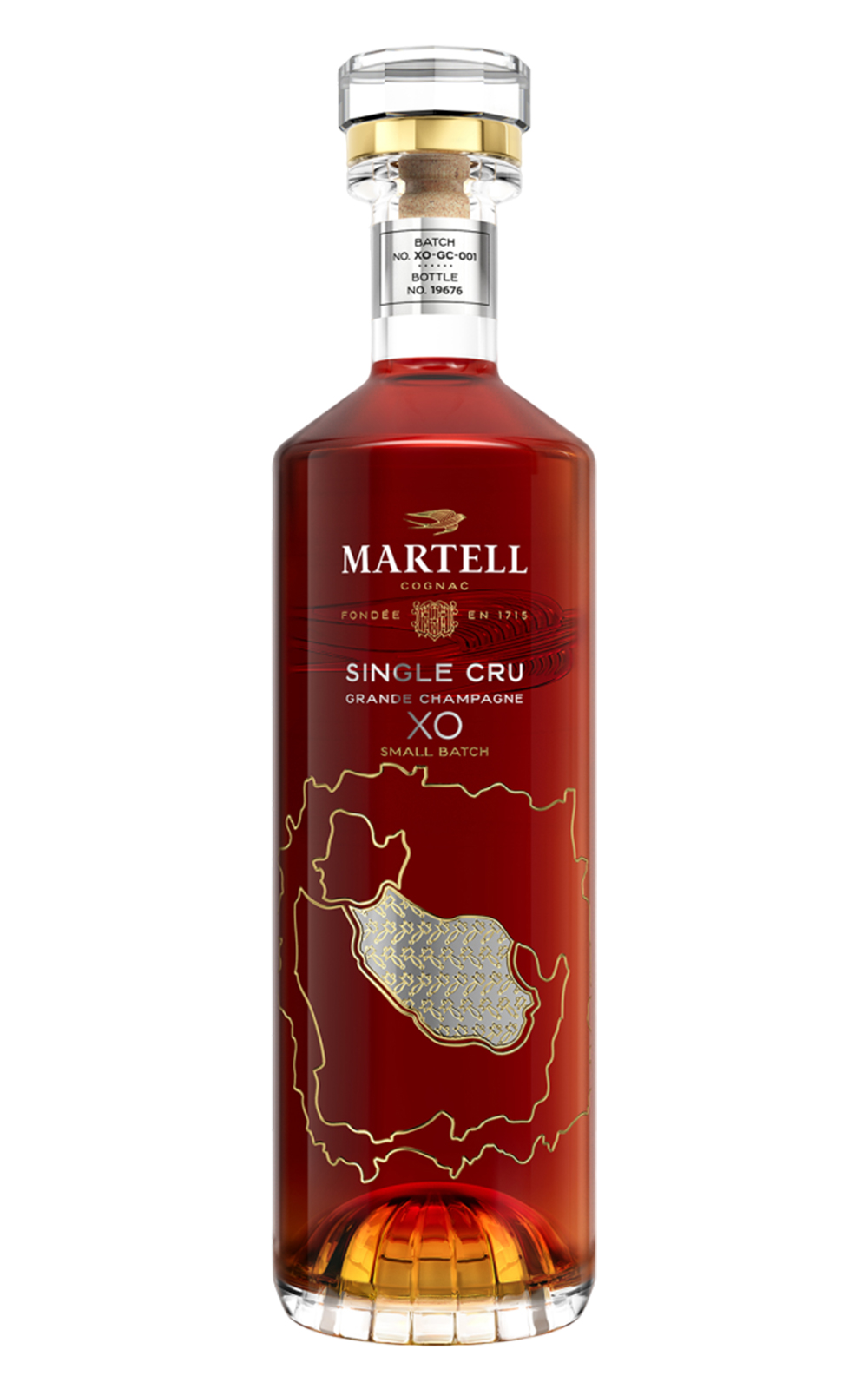 Martell Cognac Single Cru Small Batch X O Grande Champagne Cognac Brandy 馬爹利干邑 單一產區珍釀系列 小批次 X O 大香檳區干邑白蘭地