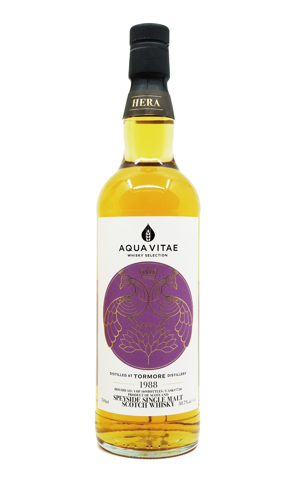 Aqua Vitae Whisky Selection Hera Tormore 1988 Aged 30 Years Speyside Single Malt Scotch Whisky 生命之泉裝瓶廠 希臘神話系列 希拉 托摩爾 1988 30年單一麥芽蘇格蘭威士忌