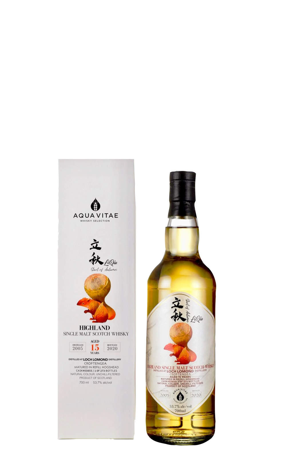 Aqua Vitae Whisky Selection Start of Autumn Croftengea 2005 Aged 15 Years Highland Single Malt Scotch Whisky 生命之泉裝瓶廠 節氣系列 立秋 克羅吉 2005 15年單一麥芽蘇格蘭威士忌