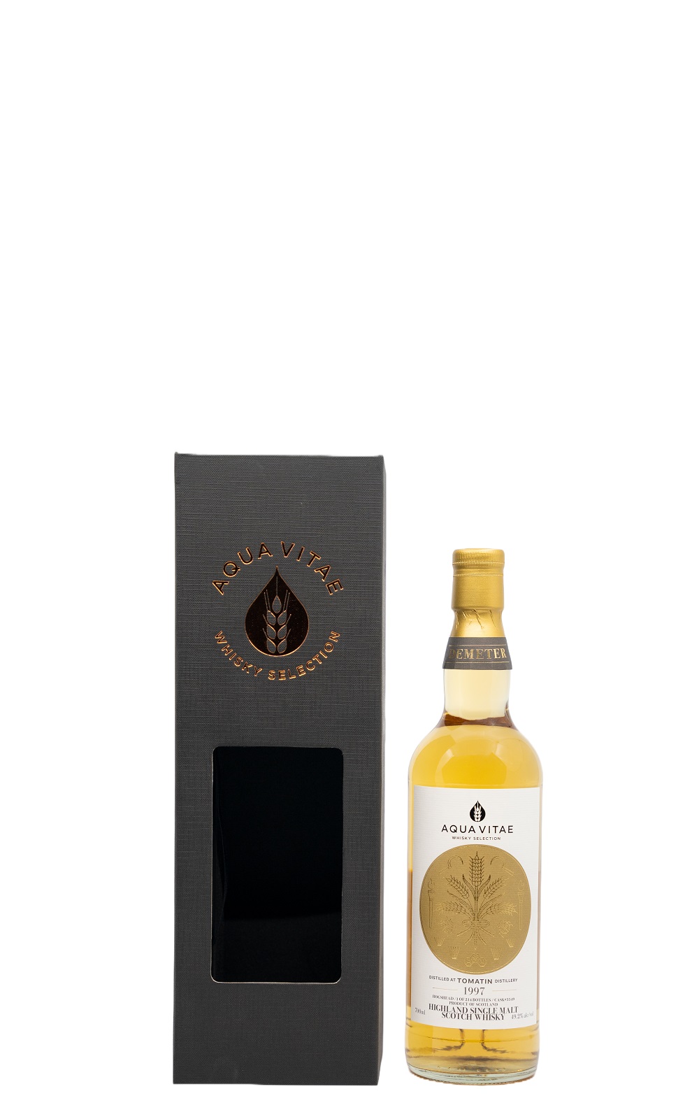 Aqua Vitae Whisky Selection Demeter Tomatin 1997 Aged 23 Years Highland Single Malt Scotch Whisky 生命之泉裝瓶廠 希臘神話系列 狄蜜特 湯瑪町 1997 23年單一麥芽蘇格蘭威士忌