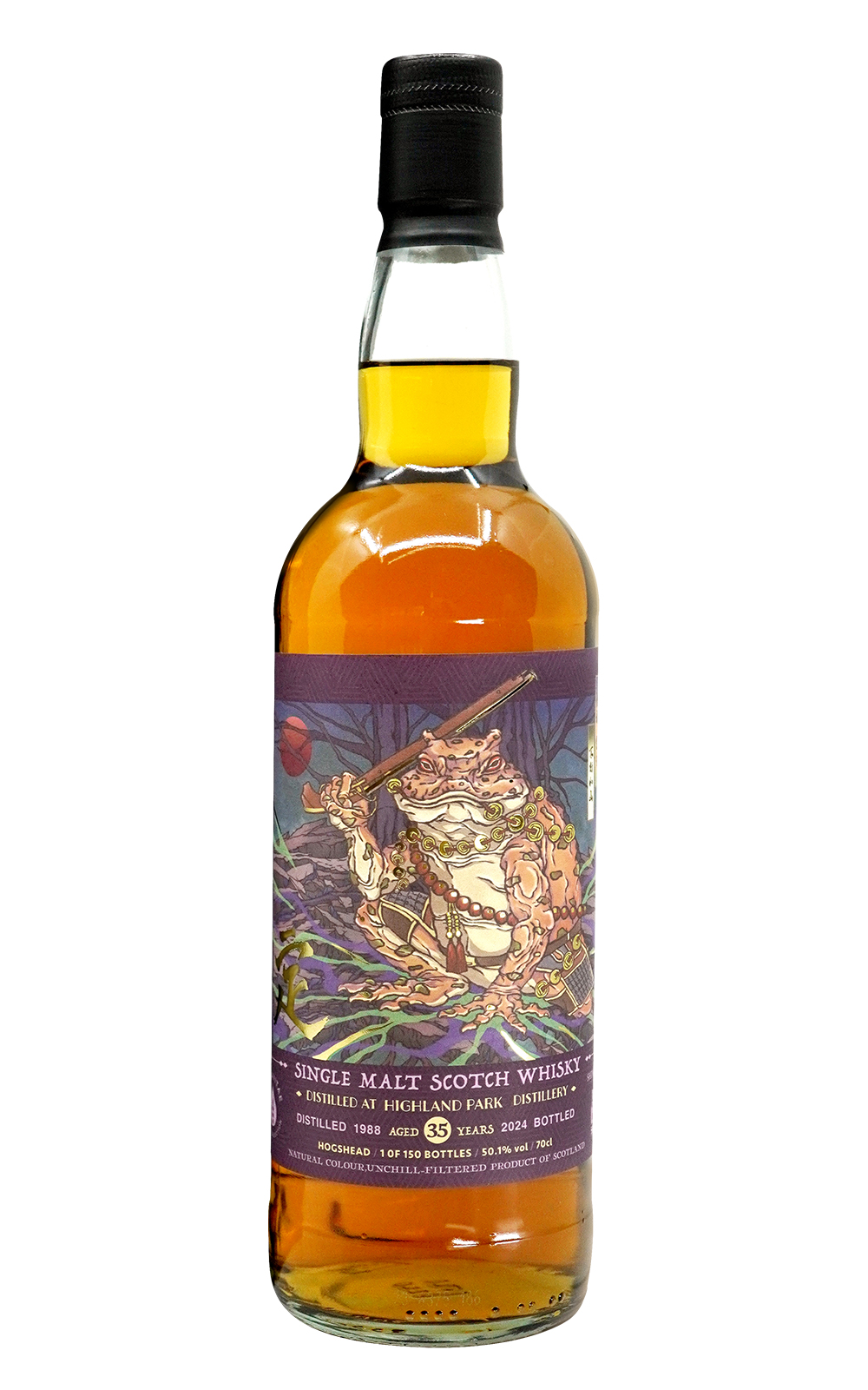 Aqua Vitae Whisky Selection Highland Park 1988 Aged 35 Years Single Malt Scotch Whisky 生命之泉裝瓶廠 神獸系列 金蟾 高原騎士 1988 35年單一麥芽蘇格蘭威士忌