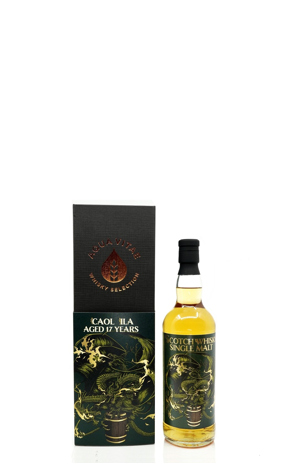 Aqua Vitae Whisky Selection Caol Ila 2006 Aged 17 Years Single Malt Scotch Whisky 生命之泉裝瓶廠 護酒神獸系列 三頭龍 卡爾里拉 2006 17年單一麥芽蘇格蘭威士忌