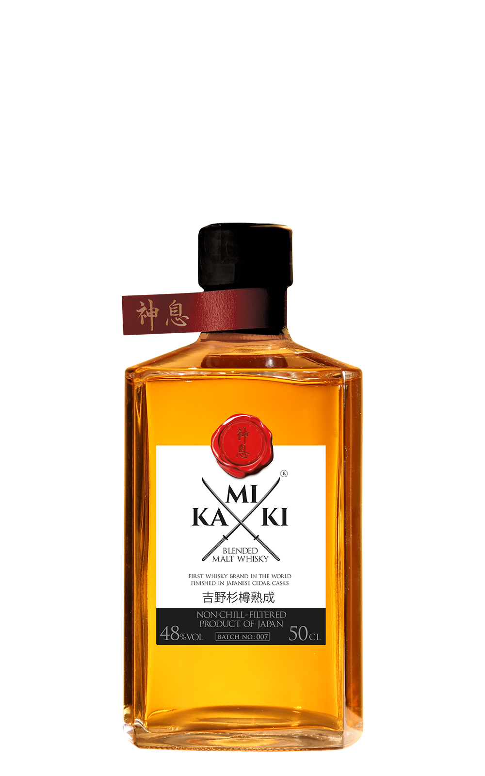 Kamiki Whisky Cedar Cask Finish Blended Malt Whisky 神息威士忌 吉野杉樽熟成 調和麥芽威士忌