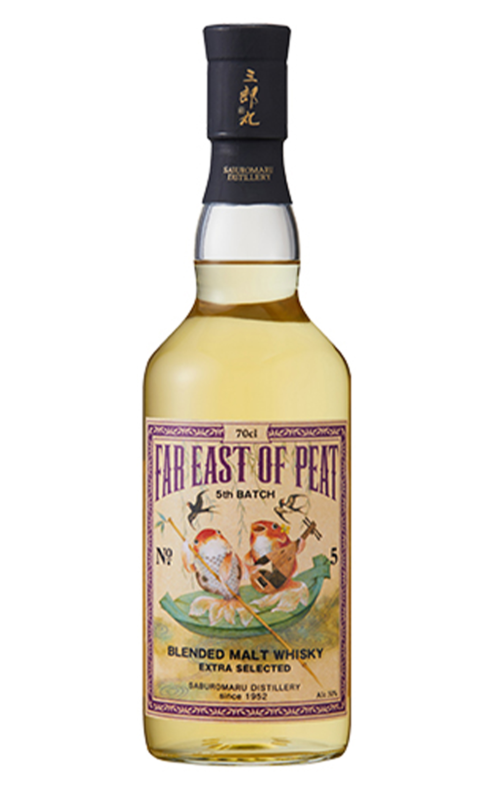 Saburomaru Distillery Far Easrt of Peat Batch 5 Blended Malt Whisky Extra Selected 三郎丸蒸餾廠 東方泥煤第5版 調和麥芽威士忌