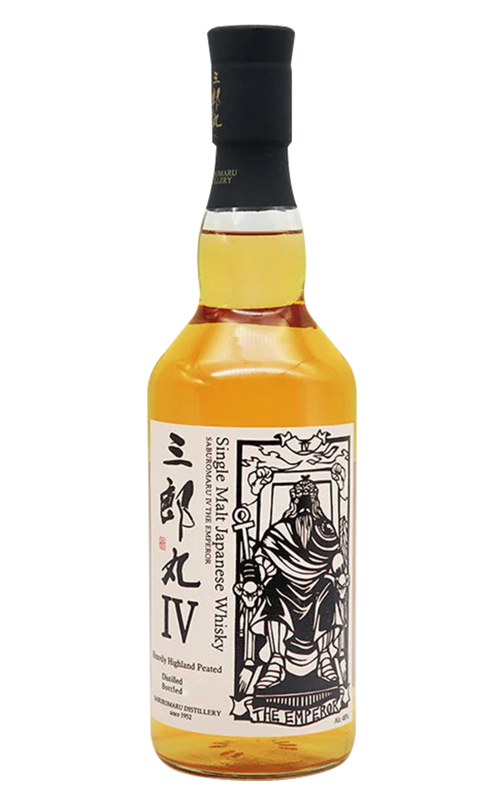 Saburomaru Distillery Saburomaru IV The Emperor Heavily Peated Single Malt Japanese Whisky 三郎丸蒸餾廠 塔羅牌系列 四號皇帝 單一麥芽日本威士忌